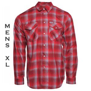 DIXXON FLANNEL x SWITCH SUSPENSION - GAME OVER Flannel Shirt - Men's XL